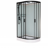 Душевая кабина Frank F412L Black 120х80 см левосторонняя, 214214