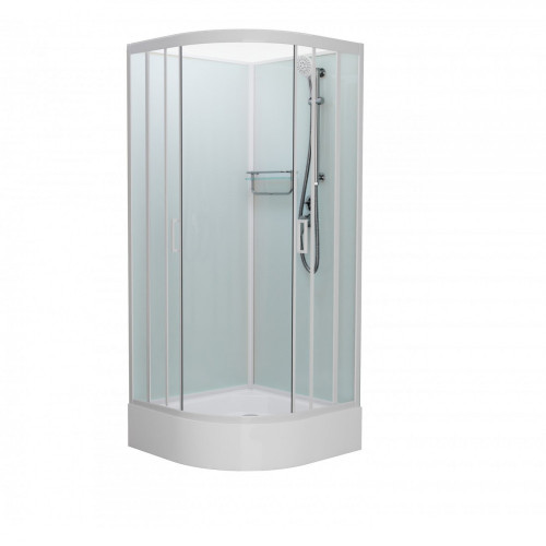 Душевая кабина Frank F409/1 White без крыши 90x90 см, 124009