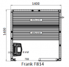 Финская сауна Frank F814 140х140x210 см липа, 814418