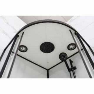 Душевая кабина Frank F409/2 Black 90x90 см, 147009