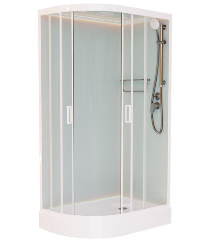 Душевая кабина Frank F412R White 120х80 см правосторонняя, 412214