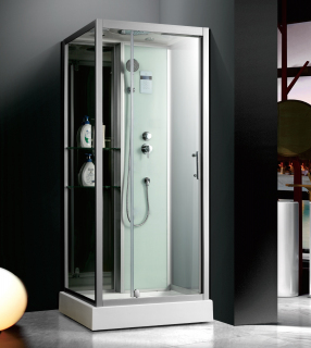 Душевая кабина Frank F-502 100x85 см пристенная,  без турецкой бани, 2015338