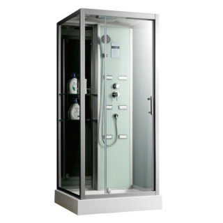 Душевая кабина Frank F-502 100x85 см пристенная,  без турецкой бани, 2015338