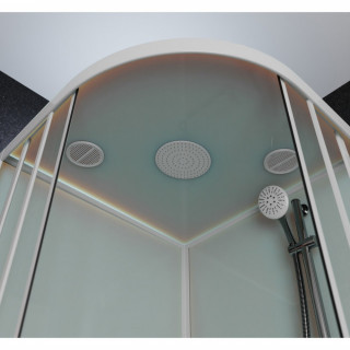 Душевая кабина Frank F409/2 White 90x90 см, 131009