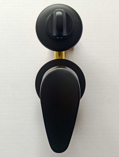 Душевая кабина Frank F412R М Black правосторонняя матовое стекло 120х80 см, 20061