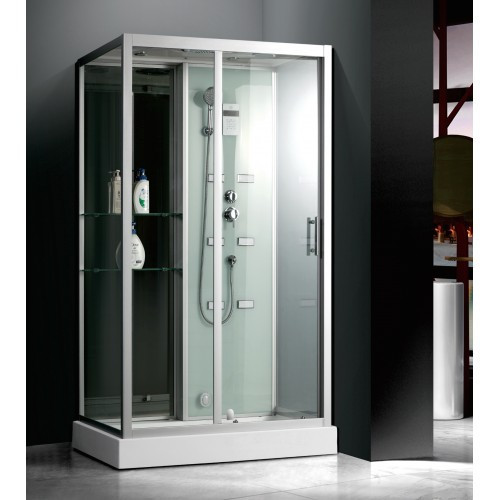 Душевая кабина Frank F-503-1 120x85 см с турецкой баней, 2355756