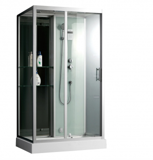 Душевая кабина Frank F-503-1 120x85 см с турецкой баней, 2355756