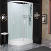 Душевая кабина Frank F412R М White без крыши матовое стекло 120x80 см, 20023