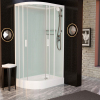 Душевая кабина Frank F412R М White правосторонняя матовое стекло 120х80см, 20022