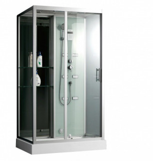 Душевая кабина Frank F-504-1 130x85 см с турецкой баней, 23776987