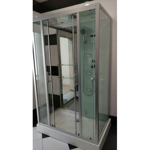 Душевая кабина Frank F-504-1 130x85 см с турецкой баней, 23776987