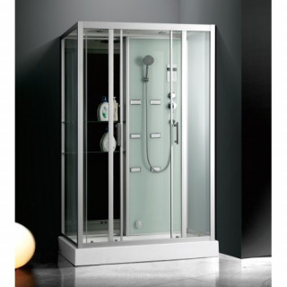 Душевая кабина Frank F-505-1 140x85 см с турецкой баней, 2457800