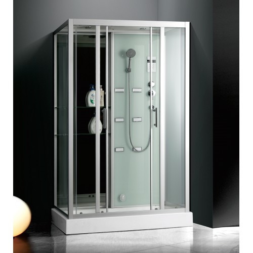 Душевая кабина Frank F-505-1 140x85 см с турецкой баней, 2457800