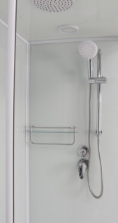 Душевая кабина Frank F418L М White левосторонняя матовое стекло 	100х80 см, 20012