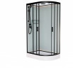 Душевая кабина Frank F411L Black 110х80 см левосторонняя, 114114