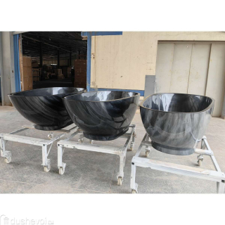 Ванна Frank F180 Обсидиан 180x85 см, 12512