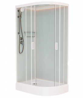 Душевая кабина Frank F411L White 110х80 см левосторонняя, 411411