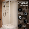 Душевая кабина Frank F411L White 110х80 см левосторонняя, 411411