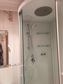 Душевая кабина Frank F411L White 110х80 см левосторонняя, 411411