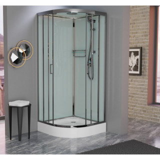 Душевая кабина Frank F400 Brilliant 100x100 см, 157009