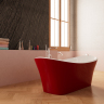 Ванна Frank F6104 White/Red 170х75 см, 125121