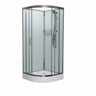 Душевая кабина Frank F400 Brilliant, без крыши, 100x100 см, 158009