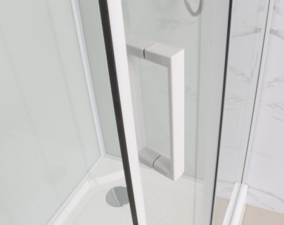 Душевая кабина Frank F411R White 110х80 см правосторонняя, 411114