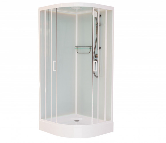 Душевая кабина Frank F400 White 100х100 см, 400400