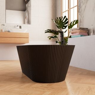 Ванна Frank F6103 Black/Black 170х75 см, 12314