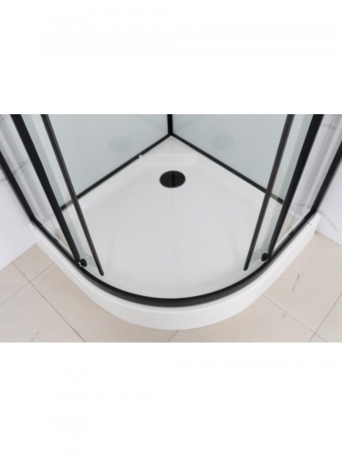 Душевая кабина Frank F420 Black без крыши 120x120 см, 420040