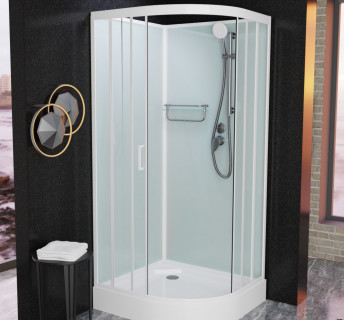 Душевая кабина Frank F420 White без крыши 120x120 см, 420020