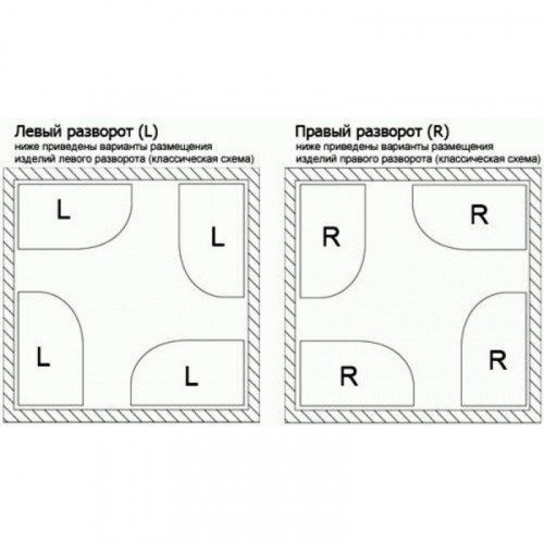 Душевая кабина Frank F411R M Brilliant матовое стекло 110х80 правосторонняя низкий поддон без крыши, 177774