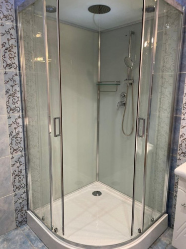 Душевая кабина Frank F420 М Brilliant 120x120 низкий поддон матовое стекло, 20084