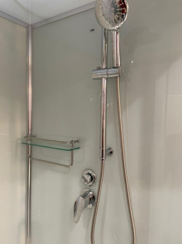 Душевая кабина Frank F420 М Brilliant 120x120 низкий поддон матовое стекло, 20084