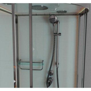 Душевая кабина Frank F408 М Brilliant 80x80 низкий поддон матовое стекло