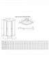 Душевая кабина Frank F400/1 Brilliant без крыши 100x100 см, 178009