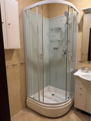 Душевая кабина Frank F400/1 White без крыши 100x100x215 см, 126009