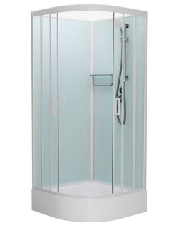 Душевая кабина Frank F400/1 White без крыши 100x100x215 см, 126009