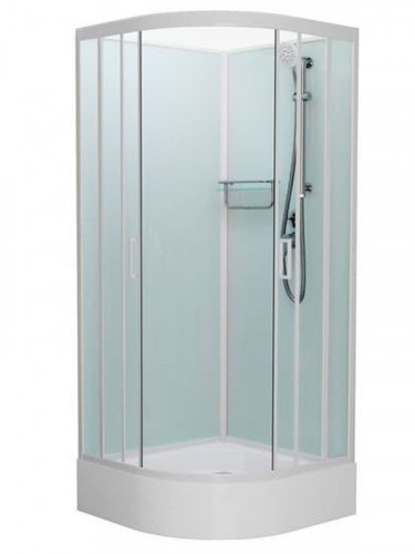 Душевая кабина Frank F400/1 White без крыши 100x100x215 см, 126009