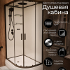 Душевая кабина Frank F412/1L Black 120x80 см, 143009