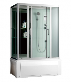 Душевой бокс Frank F556 150x85 см с турецкой баней, 2945671