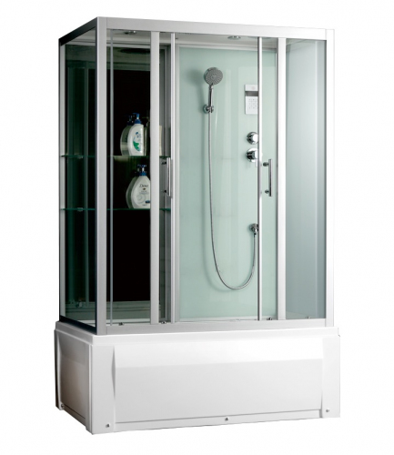 Душевой бокс Frank F556 150x85 см с турецкой баней, 2945671