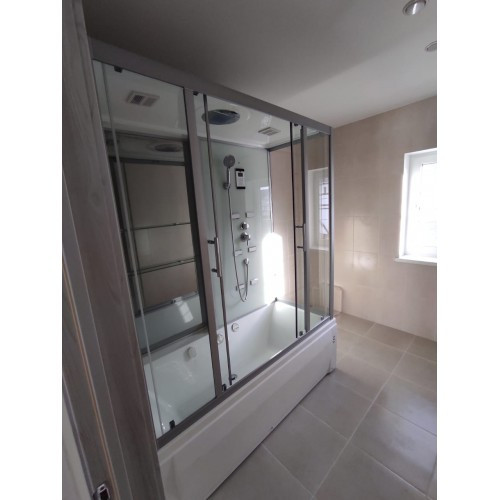 Душевой бокс Frank F556 150x85 см с турецкой баней, 2945671