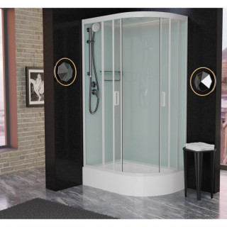 Душевая кабина Frank F412/1L White 120x80 см, 127009