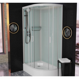 Душевая кабина Frank F412/1L White 120x80 см, 127009