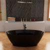 Ванна Frank F6123 Black/Black 170x81 черная отдельностоящая, 12527