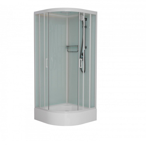 Душевая кабина Frank F400/1 М White 100x100, 20026
