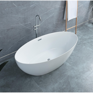 Ванна Frank F6123 White 170x81 отдельностоящая белая