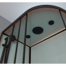 Душевая кабина Frank F412/1L М Black 120x80 матовое стекло, 20066