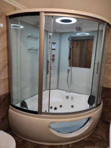 Душевой бокс Frank F651 130x130 см угловой с турецкой баней, 2015225